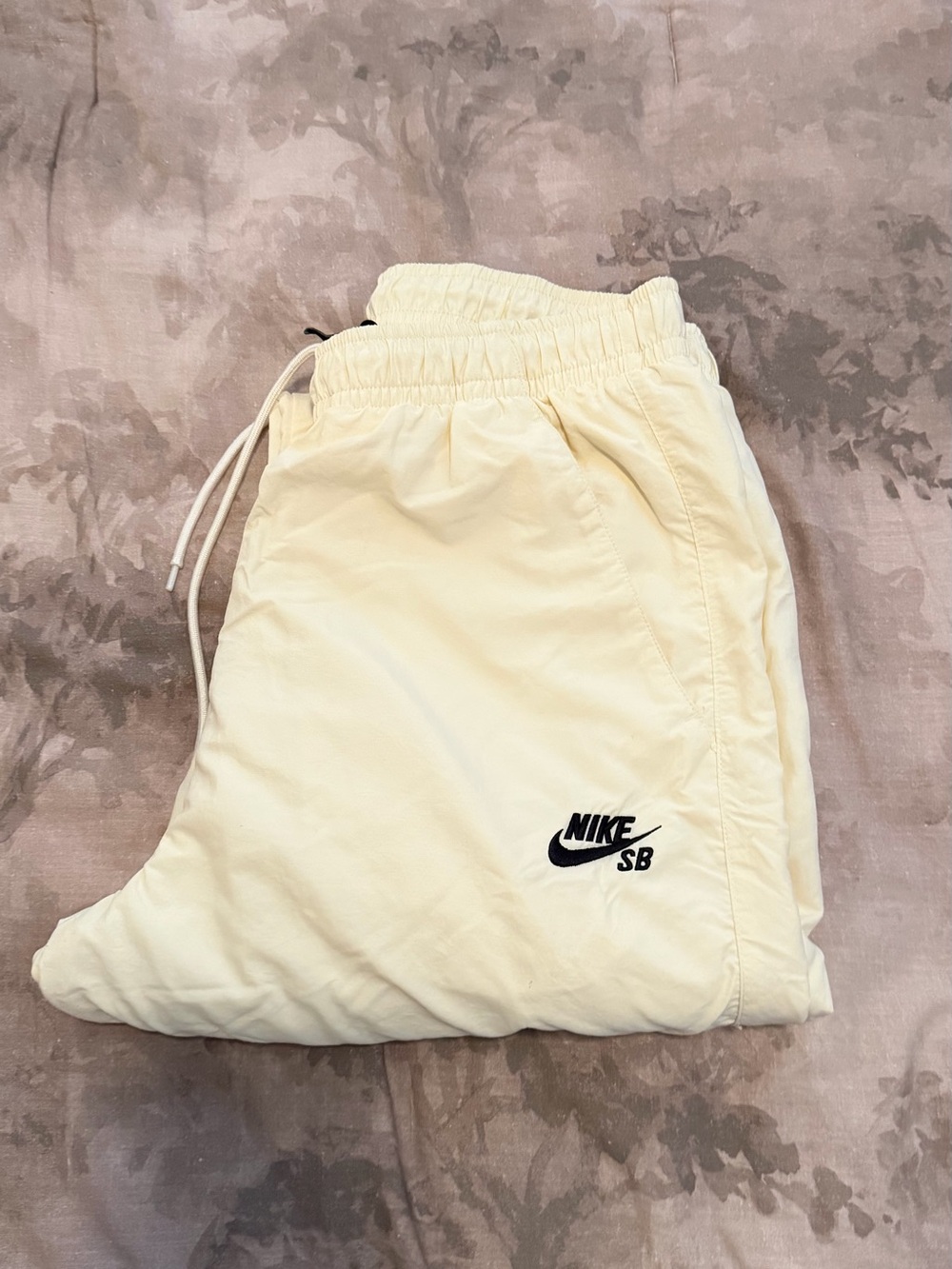 Nike Cream Jogger Pants with Black SB Logo